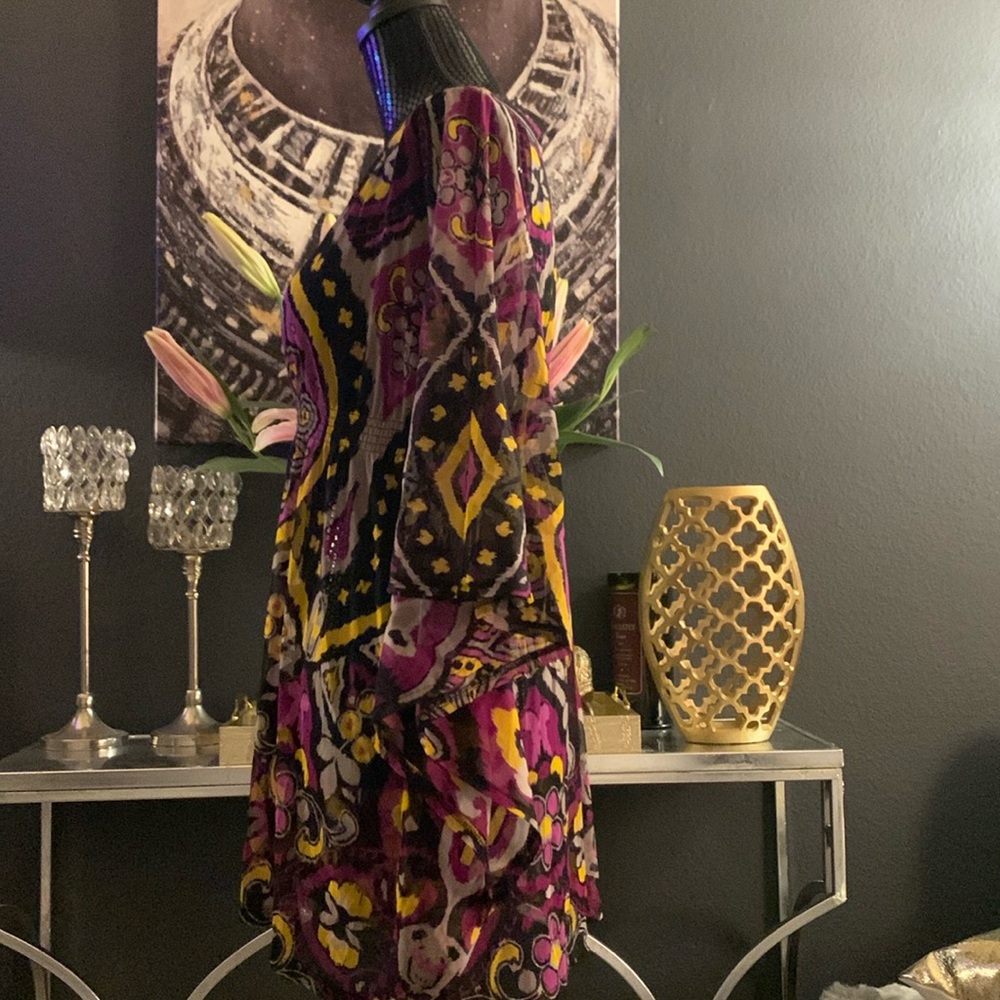 INC Printed Mesh Tunic Top - Picture 2 of 6